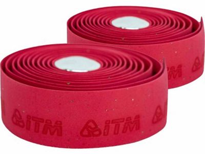 ITM Cork Bar Tape - Red, Red