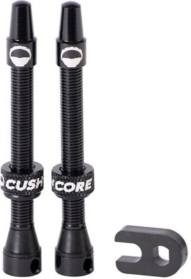 CushCore Tubeless Valve Set - Noir - 55mm, Noir