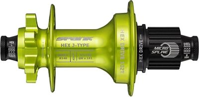Spank HEX J-TYPE Boost Rear Hub - Green - 32H 148mm, Green