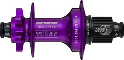 Mozzo posteriore Spank HEX J-TYPE Boost - viola - 32H 148mm, viola