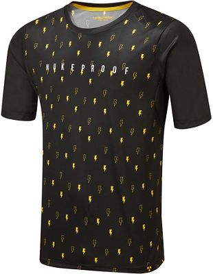 Maglia maniche corte Nukeproof Blackline (LTD ED Thunderbolt) - nero, nero
