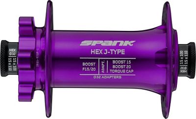 Spank HEX J-TYPE Boost Front Hub - Purple - 32H, Purple