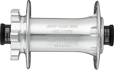 Spank HEX J-TYPE Boost Front Hub - Silver - 32H, Silver