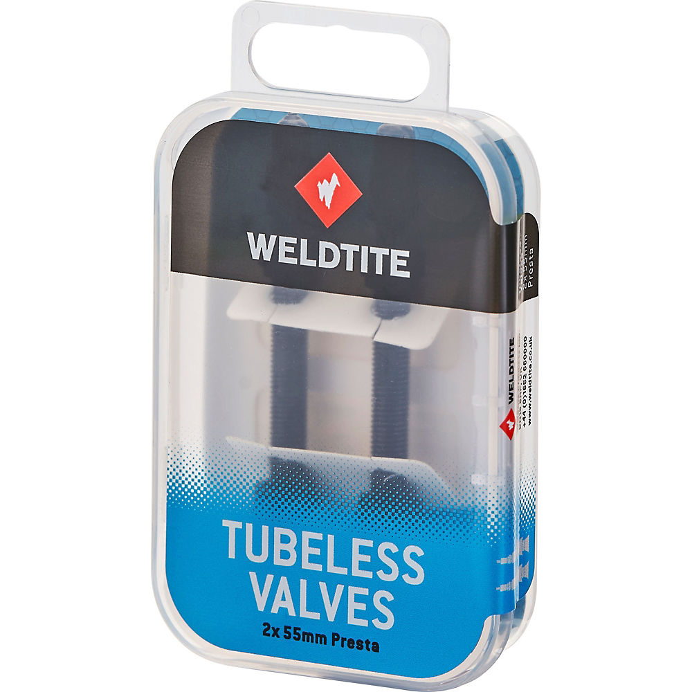 Weldtite Tubeless Valve Kit - Noir - 2 x 55mm, Noir