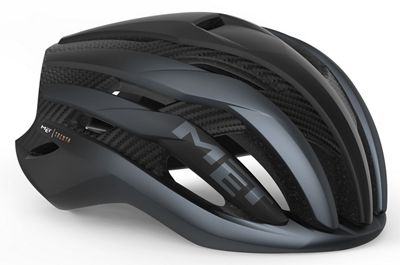 MET Trenta Carbon Road Helmet (MIPS) 2022 - Black Matt - M}, Black Matt