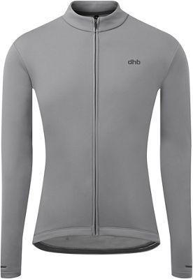 dhb Long Sleeve Thermal Cycling Jersey - Sharkskin - M}, Sharkskin