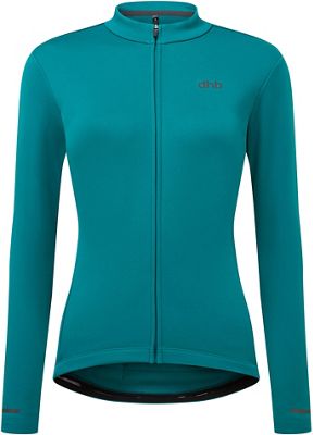 dhb Women's LS Thermal Cycling Jersey - Ocean Depths - UK 16}, Ocean Depths