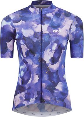 dhb Moda Womens SS Jersey (MOONSTONE) AW21 - Navy-Purple - UK 10}, Navy-Purple