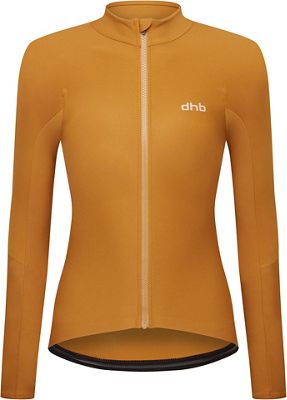 dhb Aeron Lab Womens Thermal Jersey - Golden Brown - UK 12}, Golden Brown