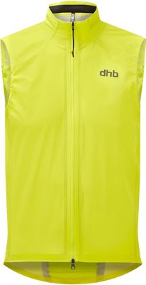 dhb Aeron Lab Superlight Waterproof Gilet SS22 - Sulphur Spring - M}, Sulphur Spring