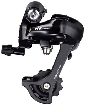 microSHIFT R9 RD-R43M 9-10 Speed Rear Derailleur - Black - Medium Cage, Black