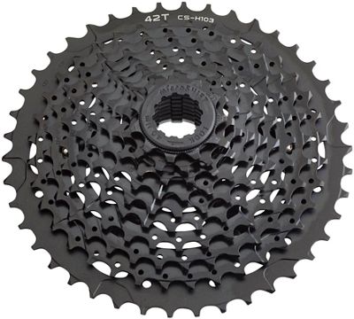 microSHIFT XLE H103 10 Speed Cassette - Black - 11-42t}, Black