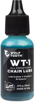 Wolf Tooth WT-1 All Conditions Chain Lube - 0.5oz - White - 0.5oz}, White