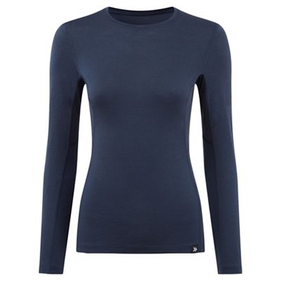 Föhn Womens Merino LS Baselayer (175) - Mood Indigo - UK 16}, Mood Indigo