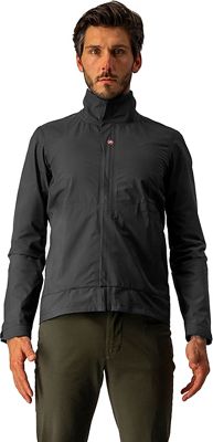 Castelli Commuter Reflex Cycling Jacket - Light Black - S}, Light Black