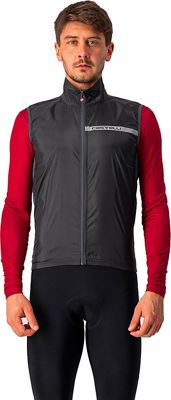 Castelli Squadra Stretch Vest - LIGHT BLACK-DARK GRAY - XXXL}, LIGHT BLACK-DARK GRAY