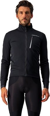 Castelli Go Cycling Jacket - LIGHT BLACK-WHITE - XS}, LIGHT BLACK-WHITE