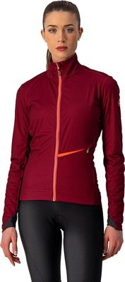 Castelli Women's Go Cycling Jacket - BORDEAUX-BRILLIANT PINK - S}, BORDEAUX-BRILLIANT PINK