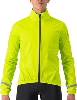 Castelli Emergency Rain Jacket - Electric Lime - XXL}, Electric Lime