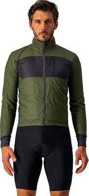 Giacca da ciclismo Castelli Unlimited Puffy - LIGHT MILITARY GREEN-DARK GRAY-BRILLIANT ORANGE, LIGHT MILITARY GREEN-DARK GRAY-BRILLIANT ORANGE