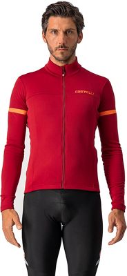 Maglia da ciclismo Castelli Fondo 2 AW21 - PRO RED-ORANGE REFLEX, PRO RED-ORANGE REFLEX