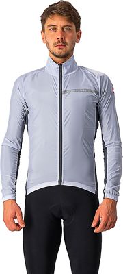 Castelli Squadra Stretch Cycling Jacket - SILVER GRAY-DARK GRAY - XL}, SILVER GRAY-DARK GRAY