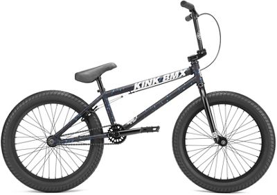 Kink Curb BMX Bike 2022 - Matte Blood Blue - 20", Matte Blood Blue