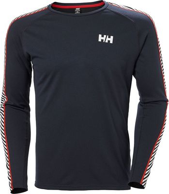 Helly Hansen Lifa Active Stripe Crew Baselayer AW21 - Navy - S}, Navy