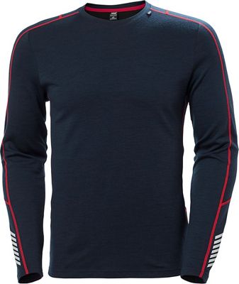 Helly Hansen Lifa Merino Lightweight Crew Baselayer AW21 - Navy - XXL}, Navy