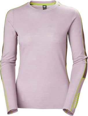 Helly Hansen Women's Lifa Merino Crew Baselayer AW21 - Dusty Siren - L}, Dusty Siren