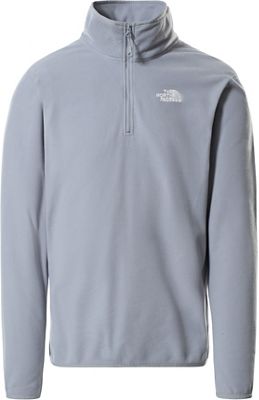 The North Face 100 Glacier Quarter Zip Fleece AW21 - Tradewinds Grey - M}, Tradewinds Grey