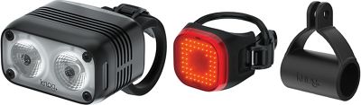 Knog Blinder 600 and Mini Square Light Set - Black, Black