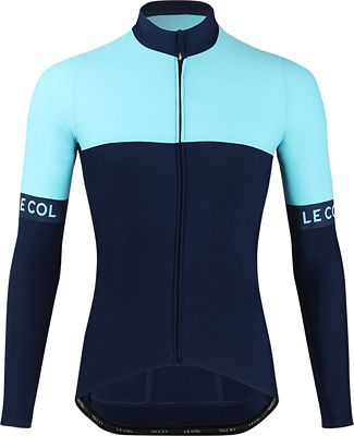Maglia maniche lunghe LE COL Sport AW21 - Navy-Sky Blue, Navy-Sky Blue