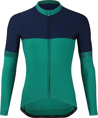 Maglia maniche lunghe LE COL Sport AW21 - Racing Green-Cobalt, Racing Green-Cobalt