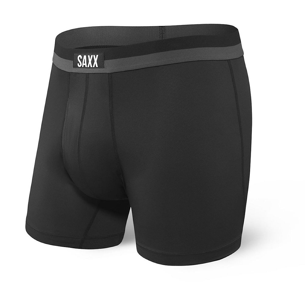 SAXX Sport Mesh Boxer Brief Fly AW21 - Noir, Noir