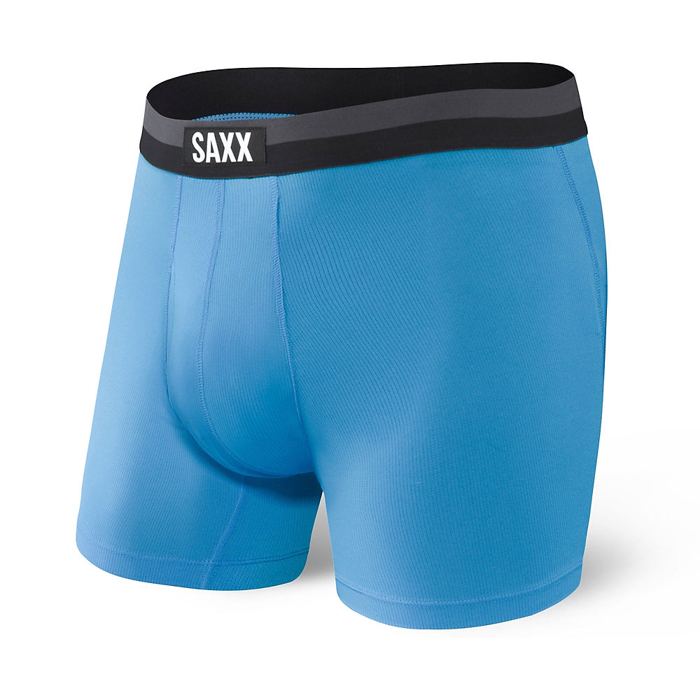 SAXX Sport Mesh Boxer Brief Fly AW21 - Malibu Blue, Malibu Blue