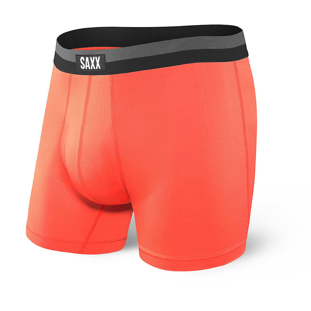 SAXX Sport Mesh Boxer Brief Fly AW21 - Orange, Orange