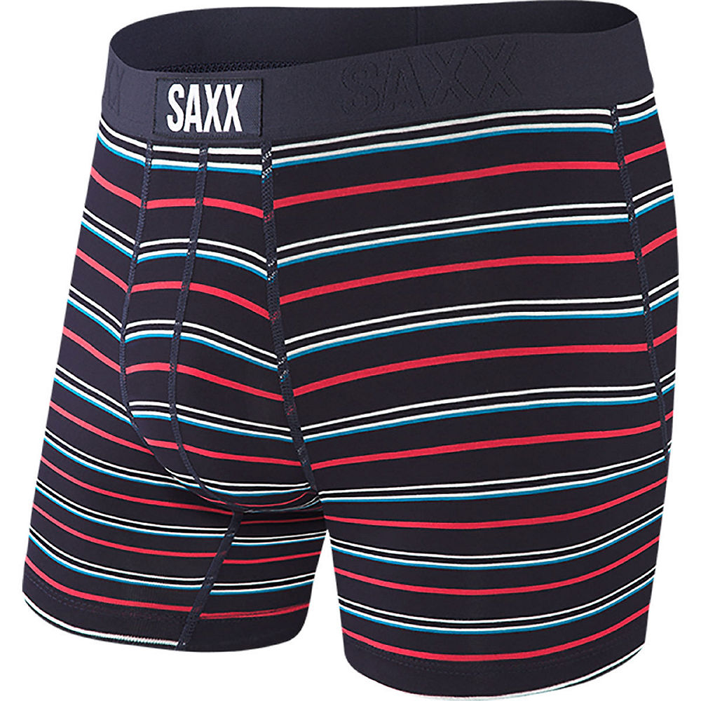 SAXX Vibe Boxer Brief AW21 - DK Ink Coast Stripe - XXL, DK Ink Coast Stripe