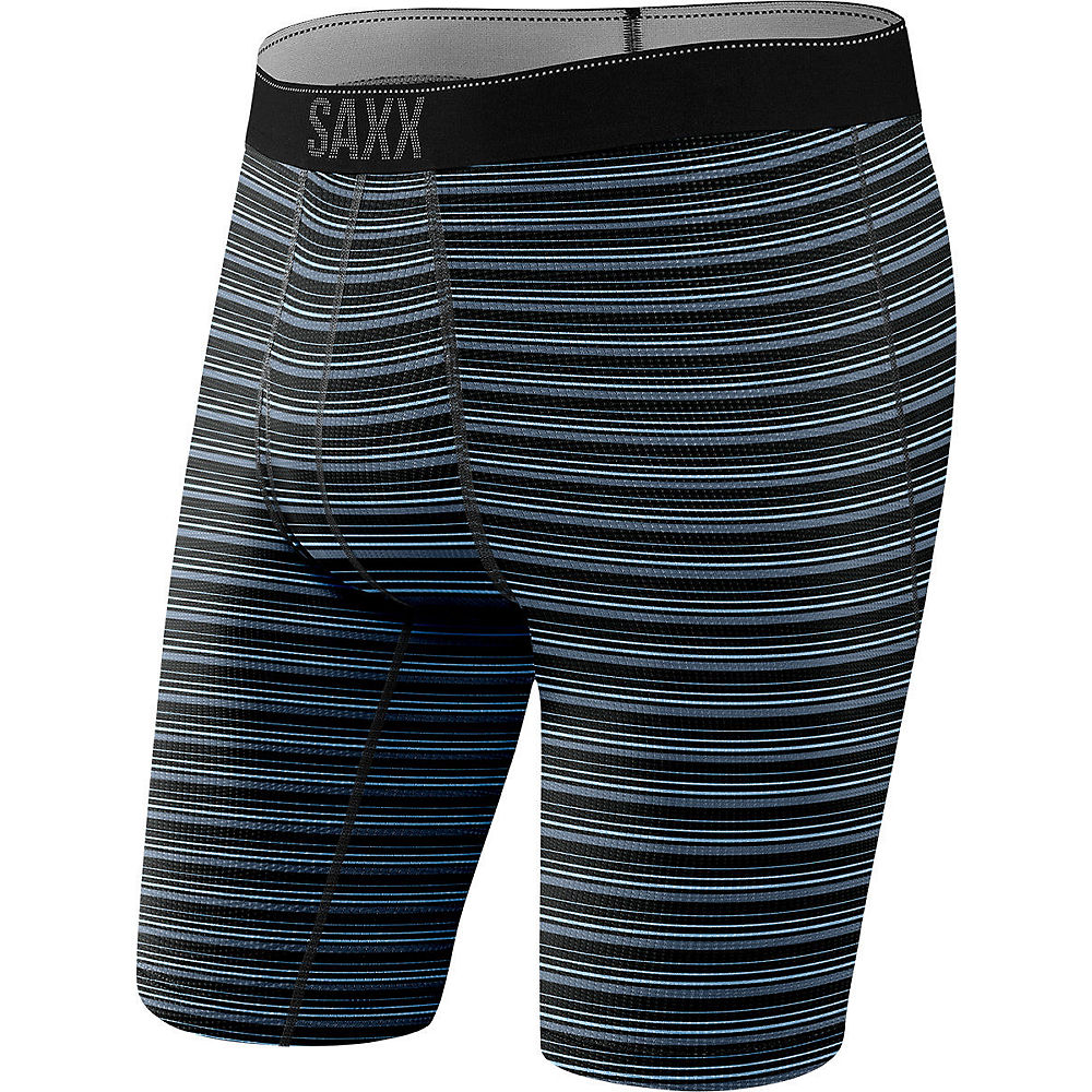 SAXX Quest Long Boxer Brief AW21 - Blue Sunrise Stripe, Blue Sunrise Stripe