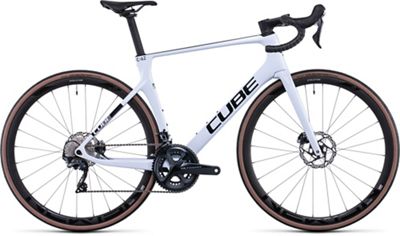 Cube Agree C62 Road Bike 2022 - Flash White - Carbon - 58cm (22.75"), Flash White - Carbon