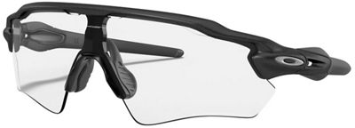 Oakley Radar EVPath BlacK Clear Lens Sunglasses - nero opaco, nero opaco