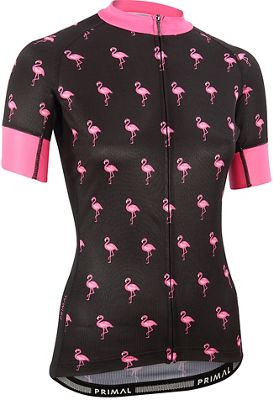 Primal Women's Flamingo SS Jersey AW21 - Black - XXL}, Black