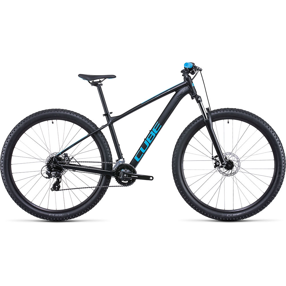 Cube Aim Hardtail Bike 2022 - Black - Blue - XL, Black - Blue