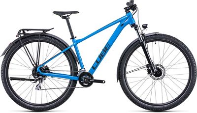 Cube Aim Race Allroad Hardtail Bike 2022 - Blue - Green, Blue - Green