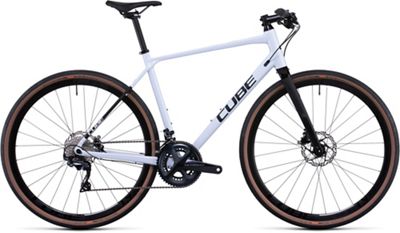 Cube SL Road SL Flat Bar Bike 2022 - Frost White - Black - XL, Frost White - Black