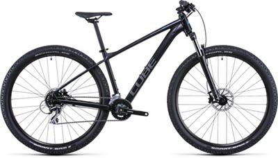 Cube Aim Race Hardtail Bike 2022 - Black - Azure - XL, Black - Azure