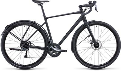 Cube Nuroad FE Road Bike 2022 - Black - Metal Grey, Black - Metal Grey