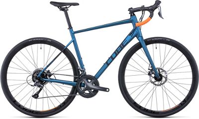 Cube Attain Road Bike 2022 - Atlantic Blue - Orange - 56cm (22"), Atlantic Blue - Orange