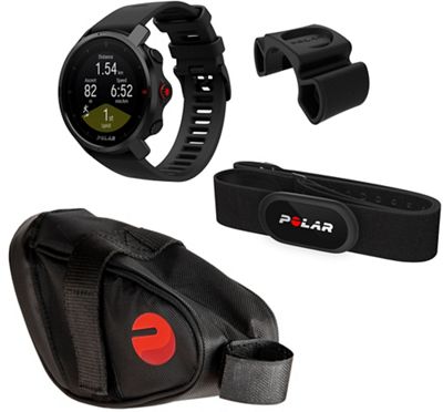 Polar GRIT X GPS Watch Cycling Bundle - nero, nero