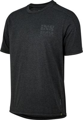 IXS Flow Tech Tee (Mirror) 2022 - Black - S}, Black